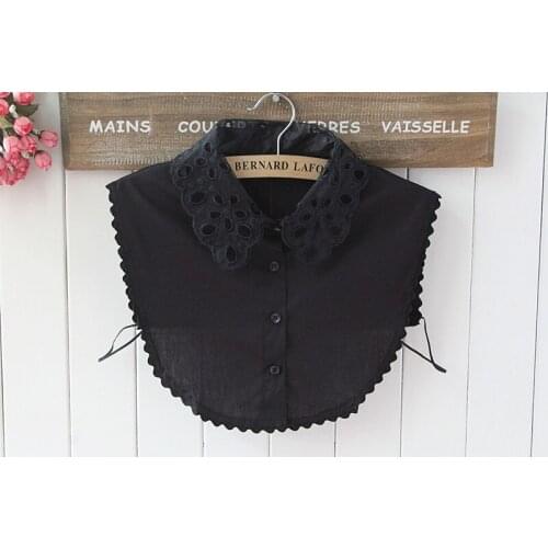 2015 new style Layers of chiffon lace Pearl flower elaborate fake shirt doll collar