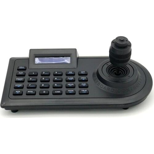 Security CCTV System Controlling Keyboard RS-485 4D Joystick Keyboard Controller For Analog AHD High Speed Dome PTZ Camera