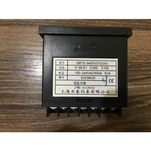 AISET Shanghai Instrumentation XMTE-3400V 51 Omh intelligent temperature cu50 0-99.9 0.5 100-240vac/50hz 5va original