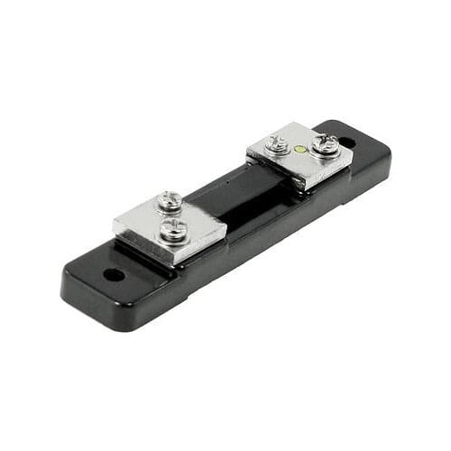 DC 50A 75mV Current Ammeter Amp Analog Panel Meter Shunt Resistor