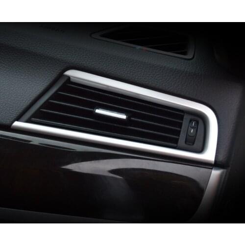 Car Styling Console Air Vents Decoration Frame Multimedia Cover Trim Stickers For BMW 5 series f10 F18 Interior Accessories