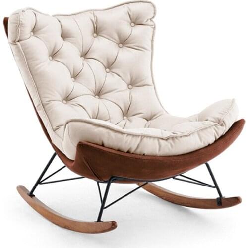 Balcony Recliner Snail Chair Modern Nordic Single Home Lazy Leisure Rocking Chair