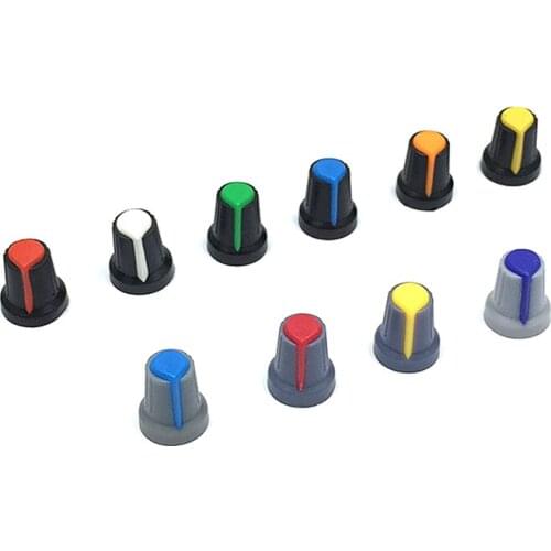 Free shipping 50PCS WH148 knob knob plastic knob AG2 15X17mm type potentiometer power amplifier knob