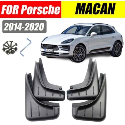 Mud flaps For Porsche Macan Mudguards Fenders Mud flap splash Guard Fender Car Accessories auto styline Front Rear 4 PCS