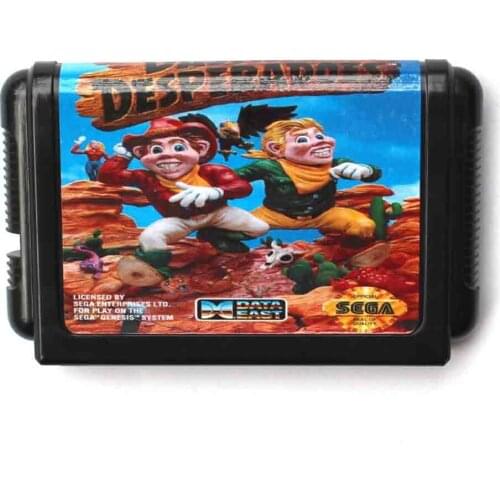 Dashin' Desperadoes 16 bit MD Game Card For Sega Mega Drive For Genesis