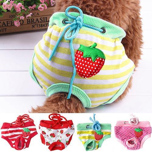 Pet Dog Puppy Diaper Pants Physiological Sanitary Short Panty Nappy Dog Supplies Pet Products Easy To Use