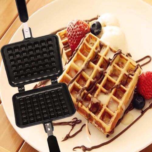 Love Breakfast Waffle maker Bakeware Mold For Baking Pastry Tools Non-stick DIY Muffins Cookie Cake Waffles Mould Baking Pan
