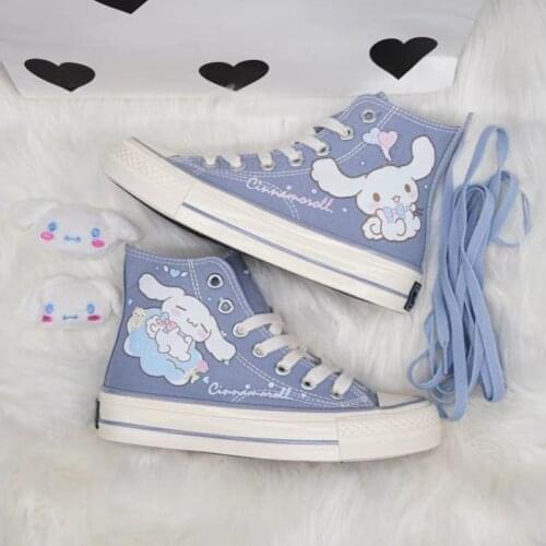 Original Laurel Dog High Top Canvas Shoes 2021 Summer Women Shoes Japanese Female Harajuku Style Female Student Canvas Sneakers
