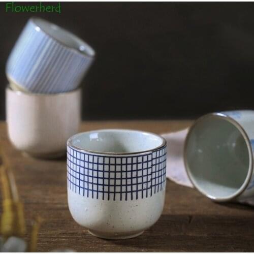 Ceramic Porcelain Tea Cup Teaware Kung Fu Tea Set Cup Hand-painted Water Cup Coffee Cup Stoneware Japanese Cuisine Tableware