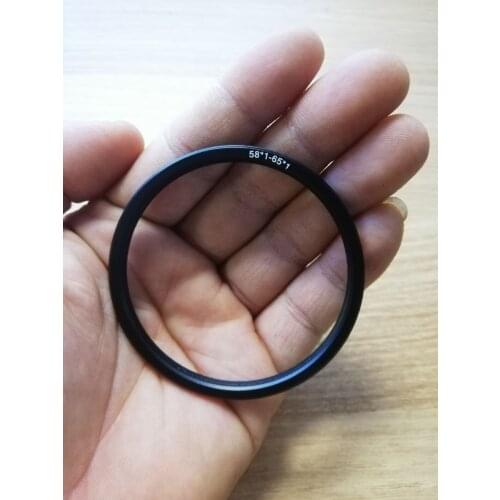 M58*1 - M65x1 Lens adapter ring M58x1mm to M65 x1mm 58-65mm Change the mouth ring to the full mouth Lens