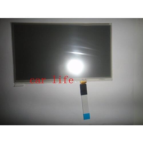 Modified 8 pins black glass touch panel Digitizer Lens for Hyundai Car LB070WV7 (TL) (01) LB070WV7 TL 01 LCD