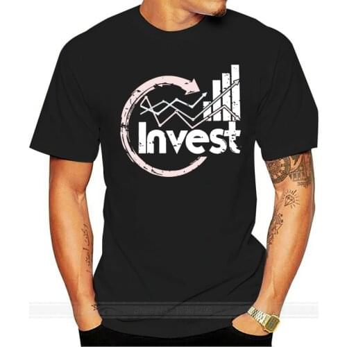 Leisure Invest Stock T Shirt Male Day Trade t shirt New Unique Design For Man Quality Cotton Top Tees