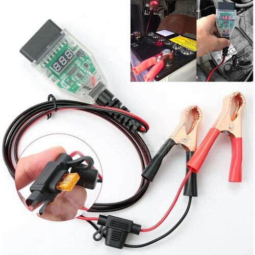 OBD2 Car Computer ECU Memory Saver Cigarette Lighter OBD Connect Emergency ECU Battery Saver Replace Car Battery Safe