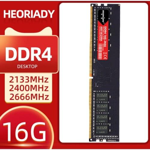 HEORIADY Ram DDR4 8GB 16G 2133MHz 2400Mhz 2666MHZ Desktop Memory 288 pin New dimm stand for intel Computer motherboard