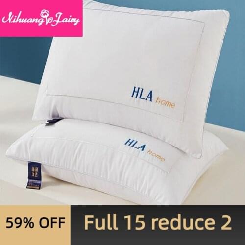 A pair of high-grade adult pillow pillow cores for sleeping-aid home non-collapsing dormitory single pillow cores