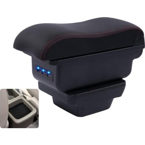 For New Cruze armrest box central Store content Storage box Chevrolet armrest box USB interface 2015-17