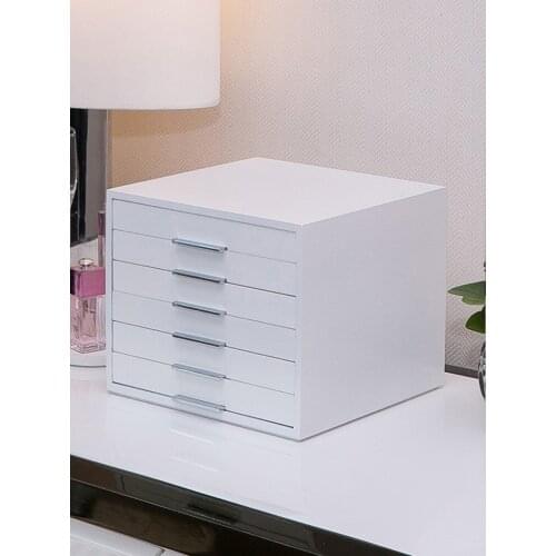 Holiday Gift Household Multi-Layer Large Capacity Jewelry Box Jewelry Jewelry Storage Box Drawer-Type High-End Wooden