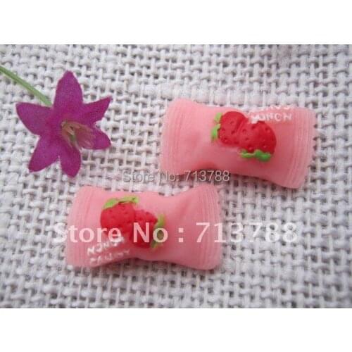 15pcs/lot flat back resin resin candy ,DIY resin craft accessories fashion resin cabochons