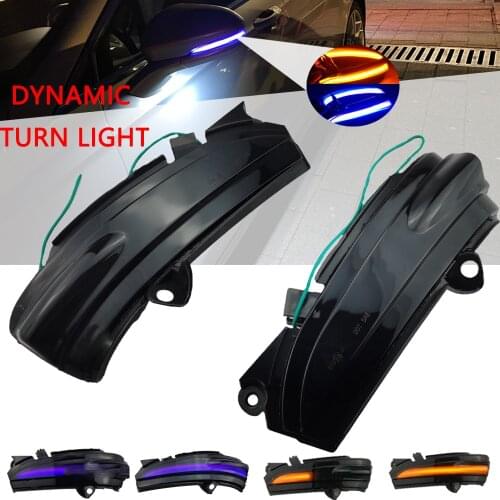 2pcs Dynamic Blinker For FORD MONDEO MK5 2014-2019 MKV 5 LED Turn Signal Light Side Lamp 2015 2016 2017 2018 MK V Pair arrow