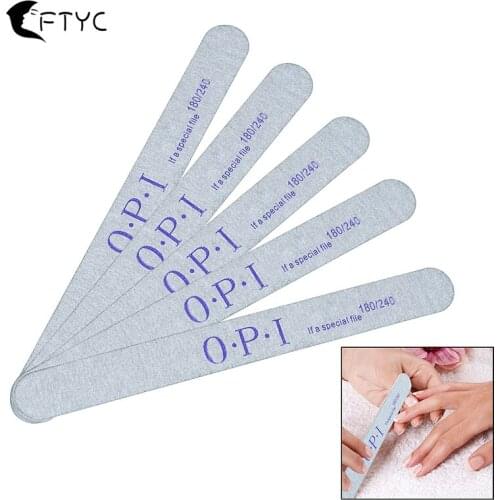 5Pcs Sandpaper Nail File for Gel 180/240 Professional Manicure Buffer Sanding Grinding Polishing Manicure Care Nail Tools
