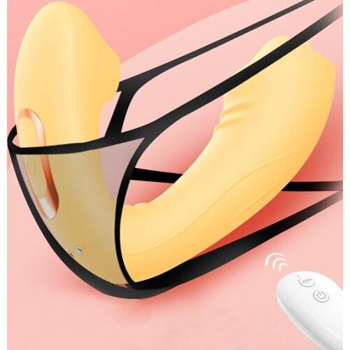 Wireless Remote Control G Spot Clit Sucker Clitoris Stimulator Couples Dildo Panties Vibrators Sex Toys Shop for Women Adults