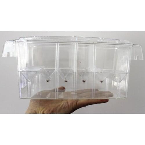 Big Size 4 Rooms and Mini Size Fish Tank Aquarium Incubator Fish Breeding Hatching Box Acrylic Breeding Isolation Box