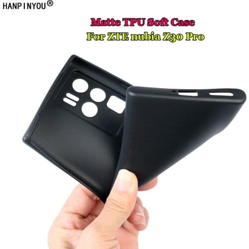 For ZTE nubia Z30 Pro 6.67" Slim Soft TPU Rubber Case Gel Comfortable Matte Protection Silicone Protective Cover Shell