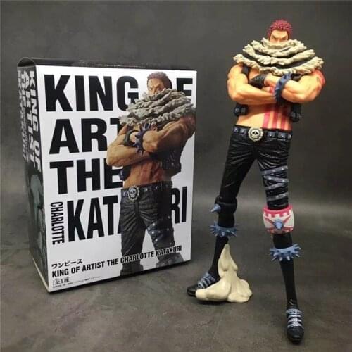 25cm Big Charlotte Katakuri Anime Figure PVC Action Figures Luffy Fighter Fighting Katakuri Figure Collect Toys