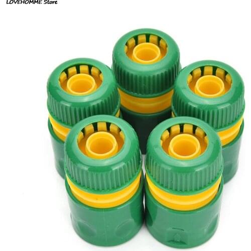 34mm 1/2" Hose Pipe Fitting Set Quick Yellow Water Connector Adaptor Garden Lawn Tap Water Pipe Connector Drop Shipping