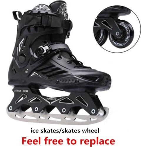 Skate shoes roller skates adult college students men and women figure skates ice skates skates with real skates