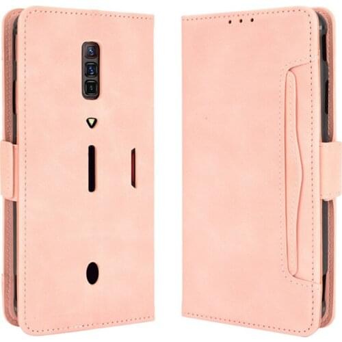 Phone Leather Case Flip Multi-card Slot Protective Sleeve Cover Shell for Nubia Red Magic 6/Red Magic 6 Pro