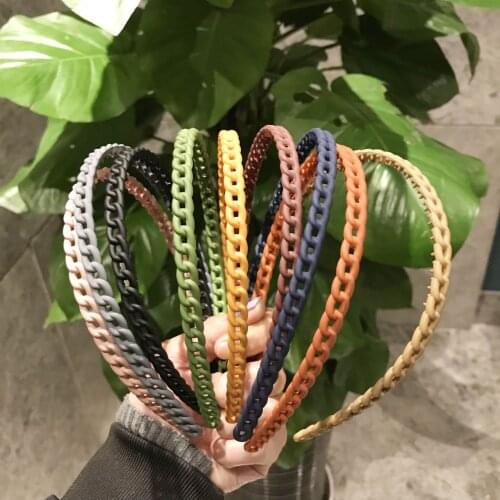 Fashion Bezel Woman Hairband Simple Frosted Hollow Hair Band Headbandf Hair Hoop Bezel for Hair Hair Band Girls Hair Accessories