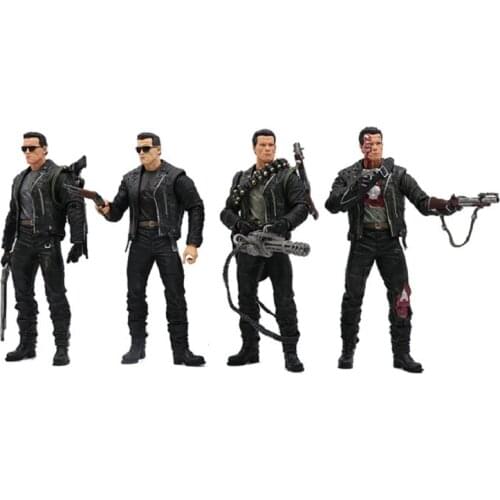 The Terminator Figure NECA T-800 T-1000 Joints movable PVC Action Figure Collectible Model Toys