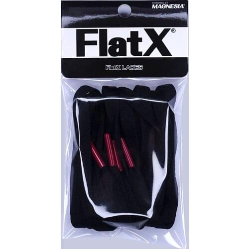 FlatX 8mm Black/Burgundy Color Metal Tips Shoelaces High Quality Professional Sneaker Laces Shoelace Lacet
