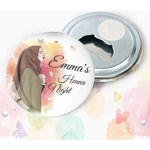 Save the date metal the opener magnet wedding, henna, christening 25 pcs