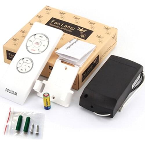 Universal Wireless Ceiling Fan Lamp Remote Controller Kit & Timing for Ceiling Fan Incandescent LED energy saving lamp 110V 220V