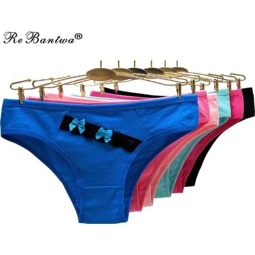 10pcs/pack Womens Underwear Cotton Panty Cute Students Intimates Sexy Panties Female Underpants Culotte Femme New Lingerie