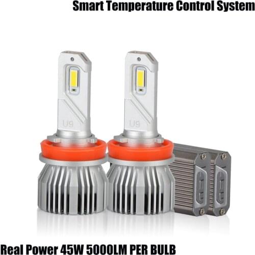 2pcs Ultra Bright H7 H4 H11 H1 9005 9006 9012 HIR2 HB3 HB4 Ultinon Essential LED bulbs 6000K Auto Headlights Fog Lamps for cars