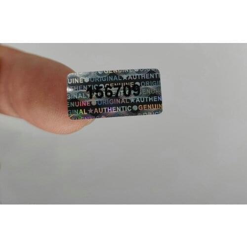 200pcs SECURITY SEAL, TAMPER EVIDENT, Warranty void stickers, 20mm X 10mm hologram