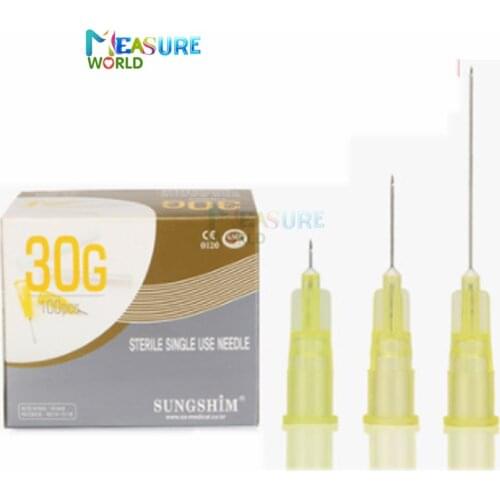 5pcs Eyelid Tools Painless small needle 4/13/25mm painless beauty ultrafine 30G * 4mm ,30G * 13mm ,30G * 25mm syringes Needles