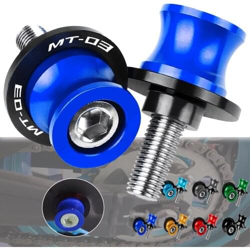 For YAMAHA MT-03 MT-25 MT03 MT25 MT 03 MT 25 Motorcycle CNC Aluminum Frame Stands M6 Screws Sliders Swingarm Spools Slider 6MM