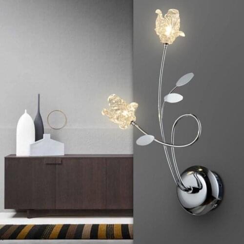 European led modern minimalist creative wall lamp living room bedside lamp bedroom stairs aisle lights warm wedding wall lamp