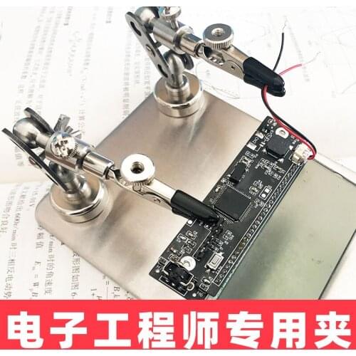 Fixed Wire Bonding Wire PCB Clip Electronic Circuit Board Clip Lead Wire Flexible Wire Connection Bonding Wire Tool Wire Clamp