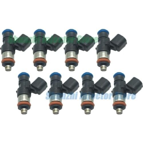 8pcs Fuel Injector Nozzle For 08-13 Chevrolet Corvette LS3 L99 10-15 Camaro SS ,06-13 LS7 Z06 OEM:0280158051
