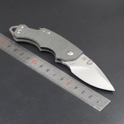 Pocket Folding Knife Tactical Survival Knife Hardened 56HRC Outdoor Camping Hunting Knives Rescue EDC Defense Multi Tools