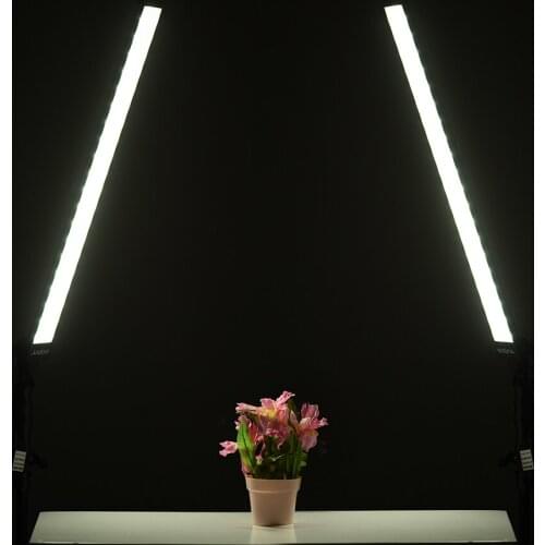 Andoer Photography Studio LED Lighting Kit Dimmable LED Video Light Handheld Fill Light with Light Stand for Photography