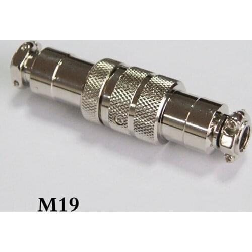 M19 GX20 6 pin Male & Female Air docking Connector Aviation Plug Connector Socket 10pcs