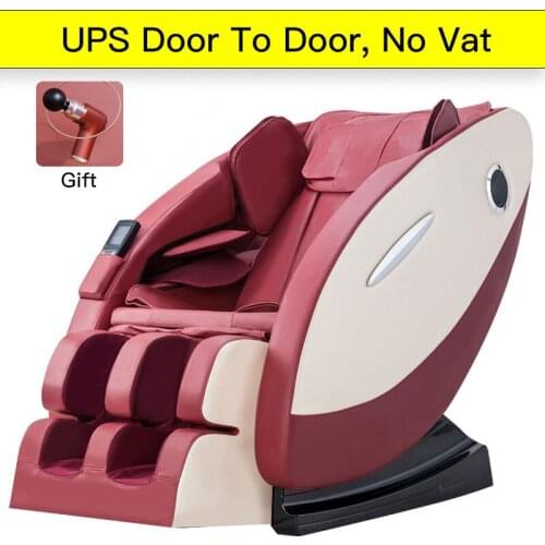 Multifunctional Zero-gravity Caster Massage Chair, Airbag Massage Recliner Luxury With Hot Massage And Bluetooth Music