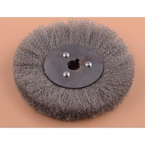 New Crimped Stainless Steel Wire Reel Wheels Polishing Brush For Rust Cleaning Grinder For Light Deburring Edge Mixing