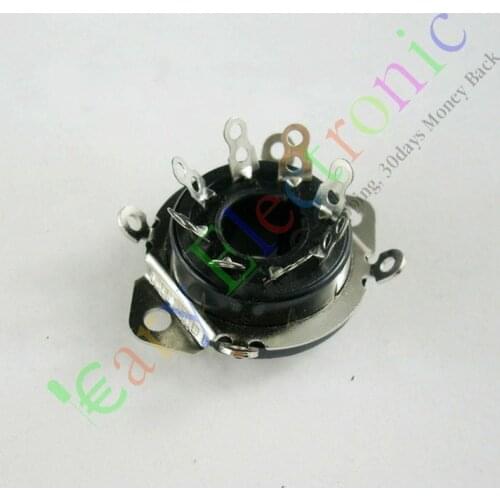 Wholesale and retail 20pcs 8pin Bakelite vacuum tube socket octal valve base Chassis EL34 KT88 6550 6SN7 free shipping
